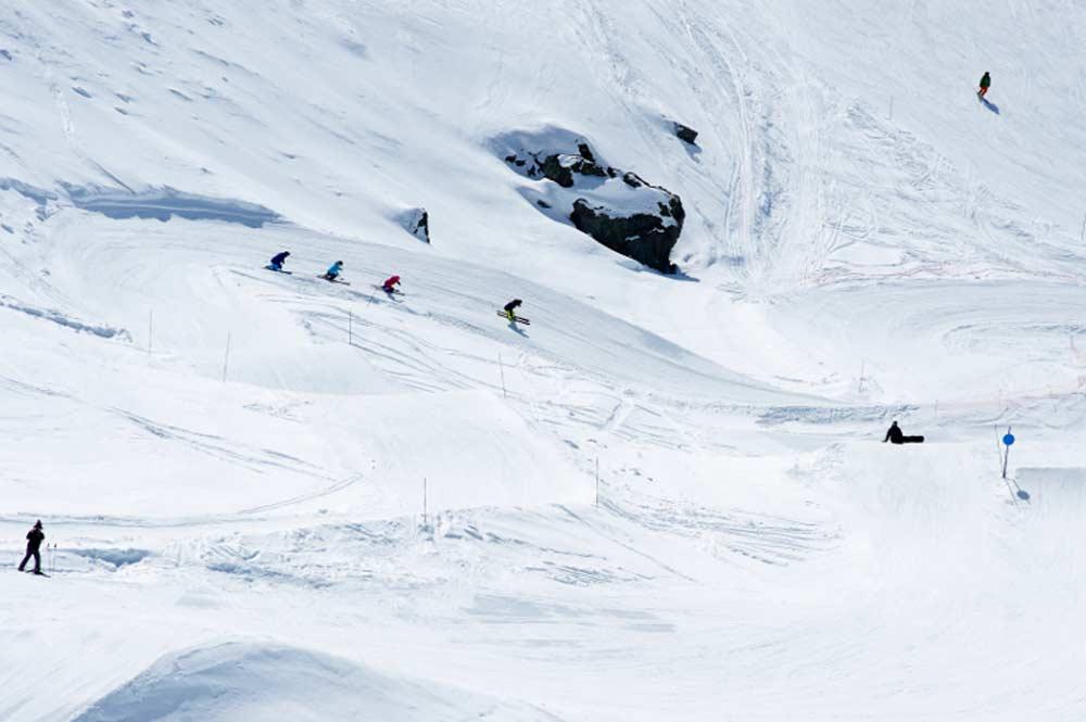 Piste im Skigebiet Les Trois Vallées&nbsp;