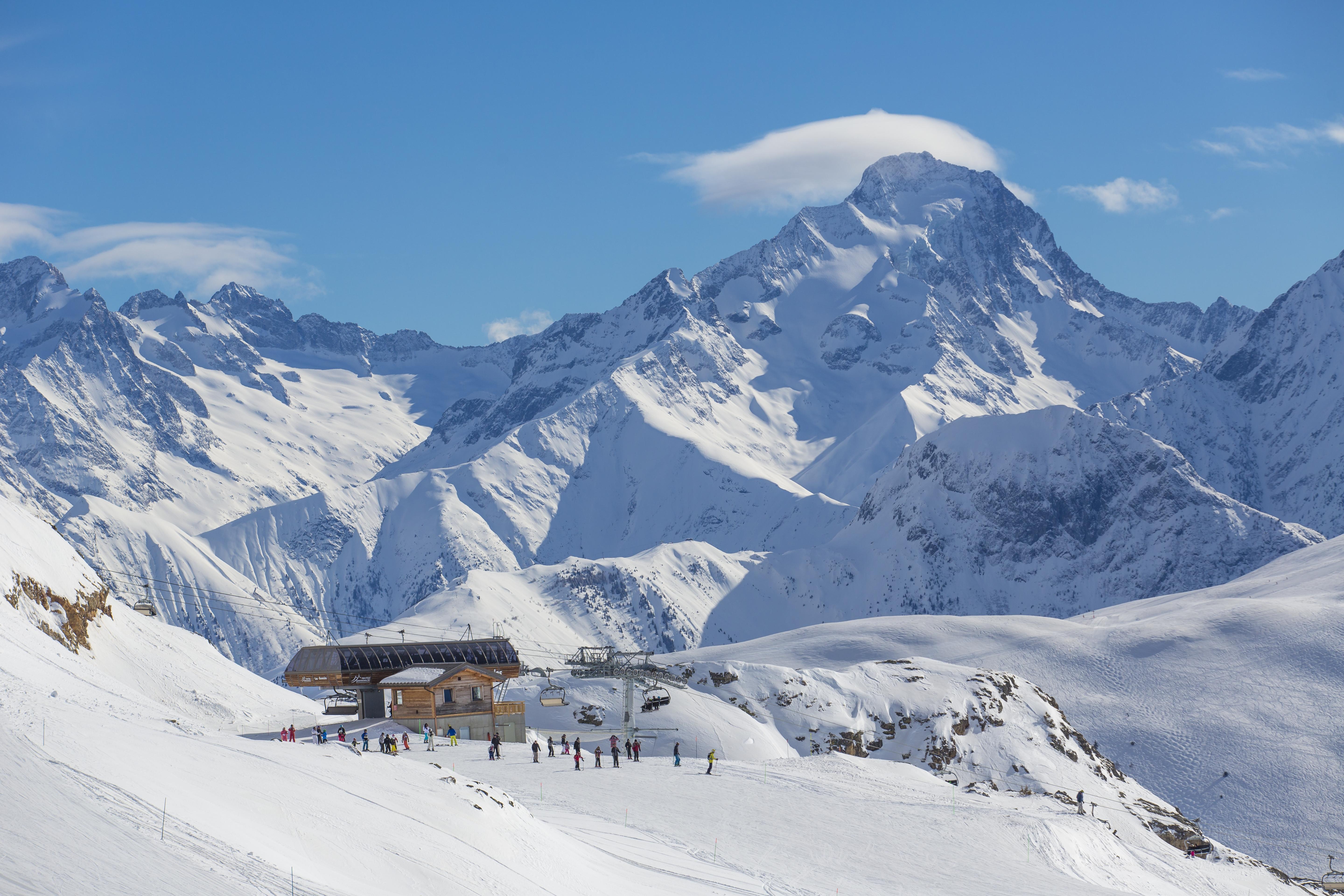 Skifahren in Alpe d`Huez