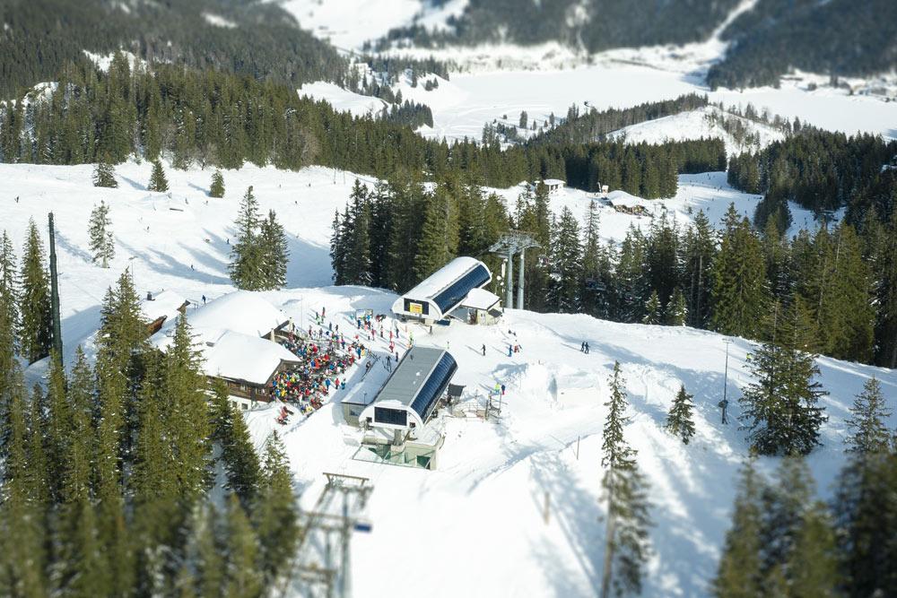 Bergstation des Skigebiets Spitzingsee-Tegernsee
