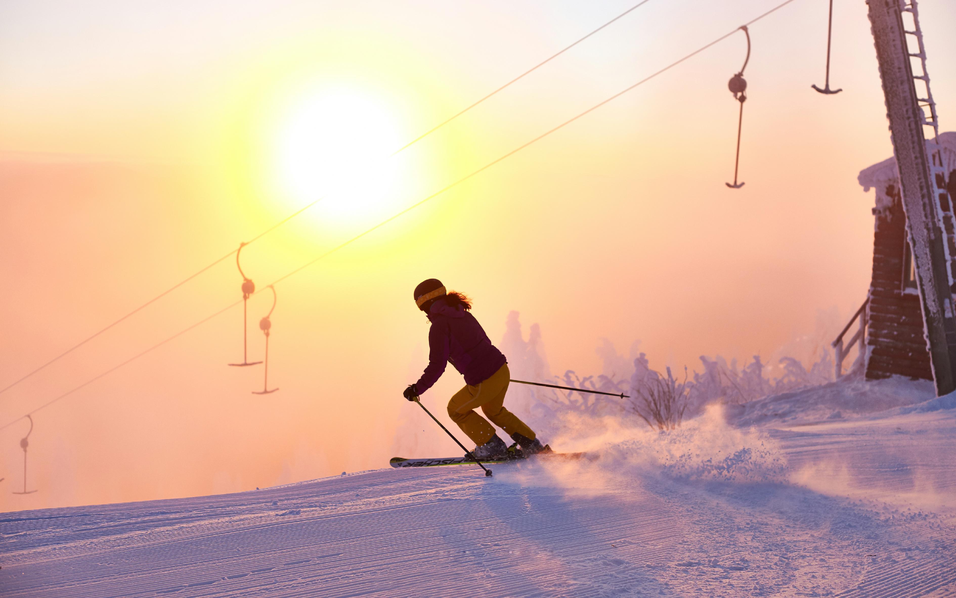 Skifahren am Arber
