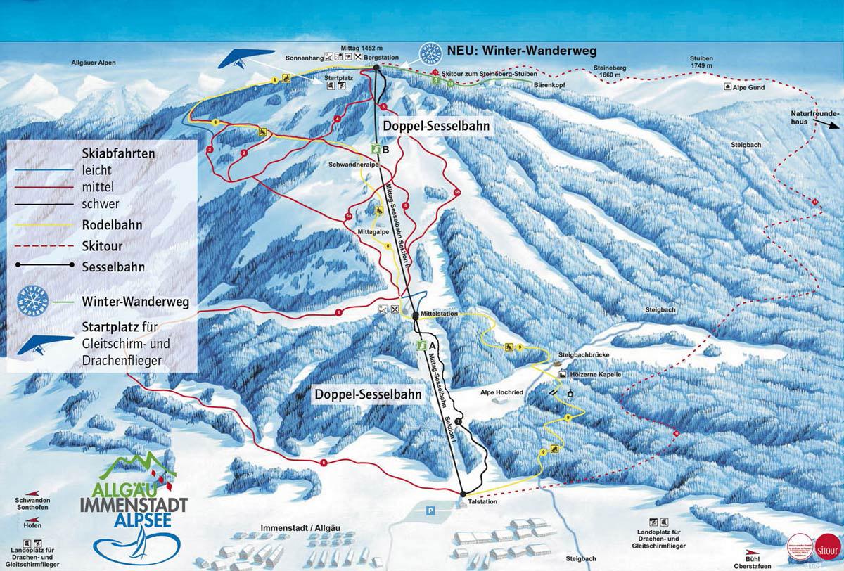 Pistenplan Mittag-Ski-Center