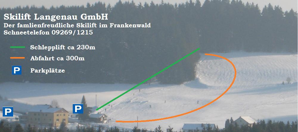 Pistenplan Skilift Langenau