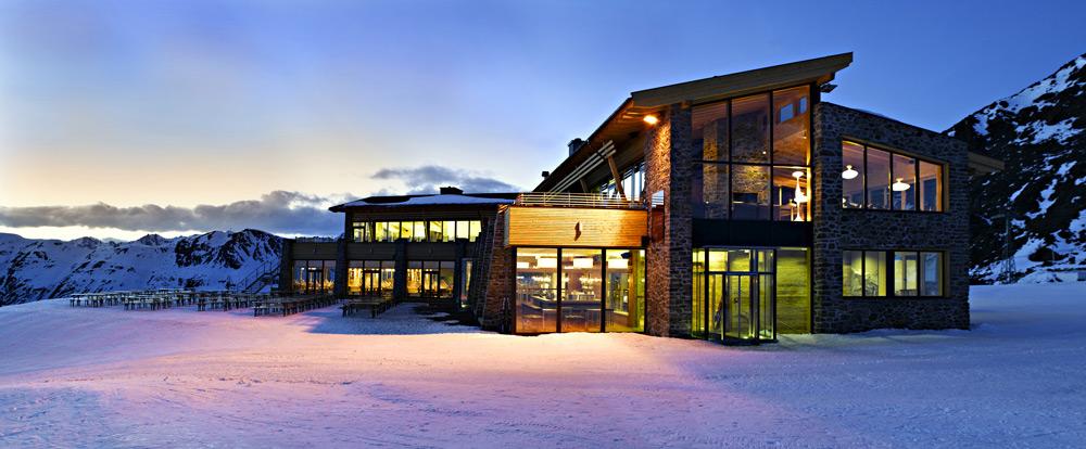 Moderne Skihütte in Ischgl