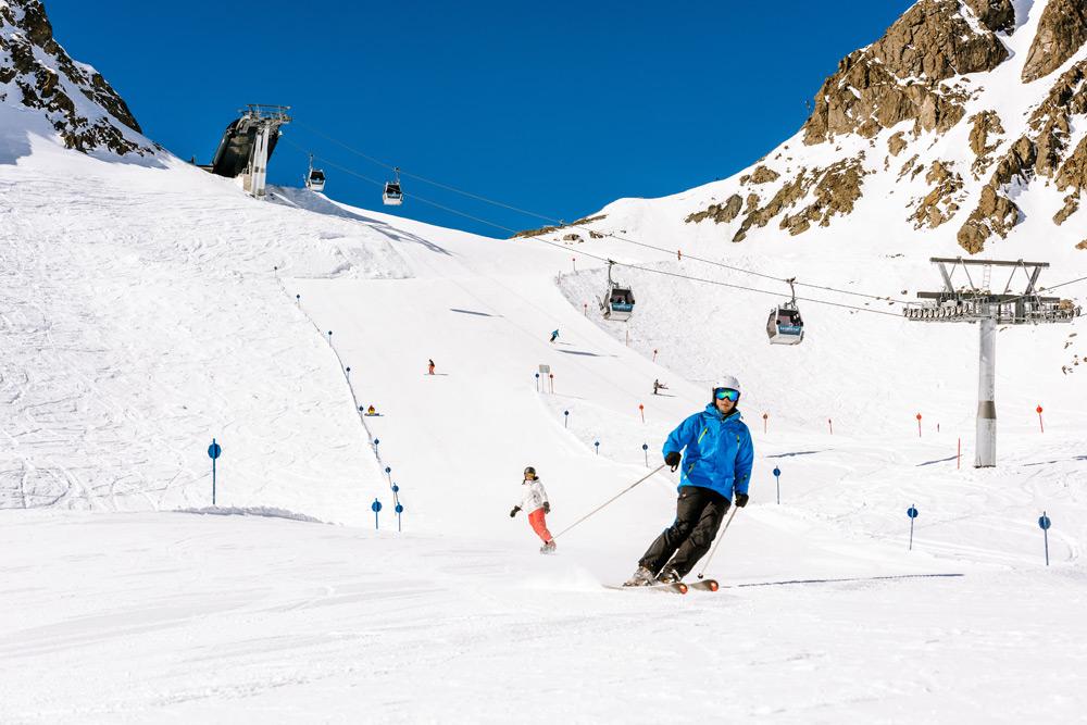 Skifahren am Kaunertaler Gletscher