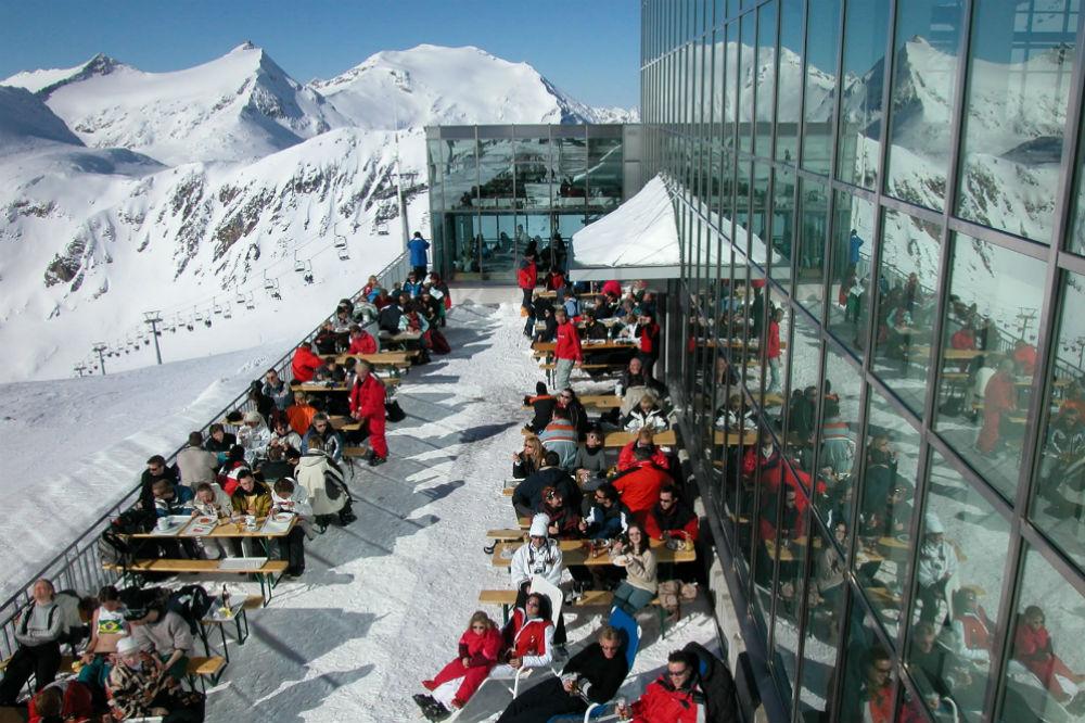 Bergrestaurant Eissee auf 2.800 Metern Seehöhe