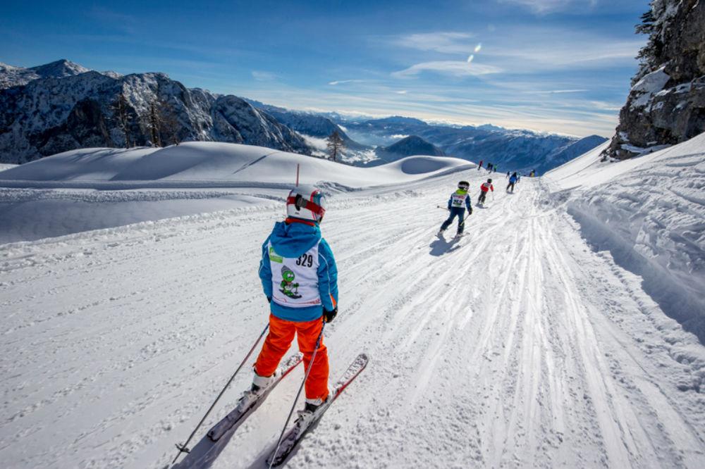 Die Kinderskischule im Skigebiet Loser-Altaussee
