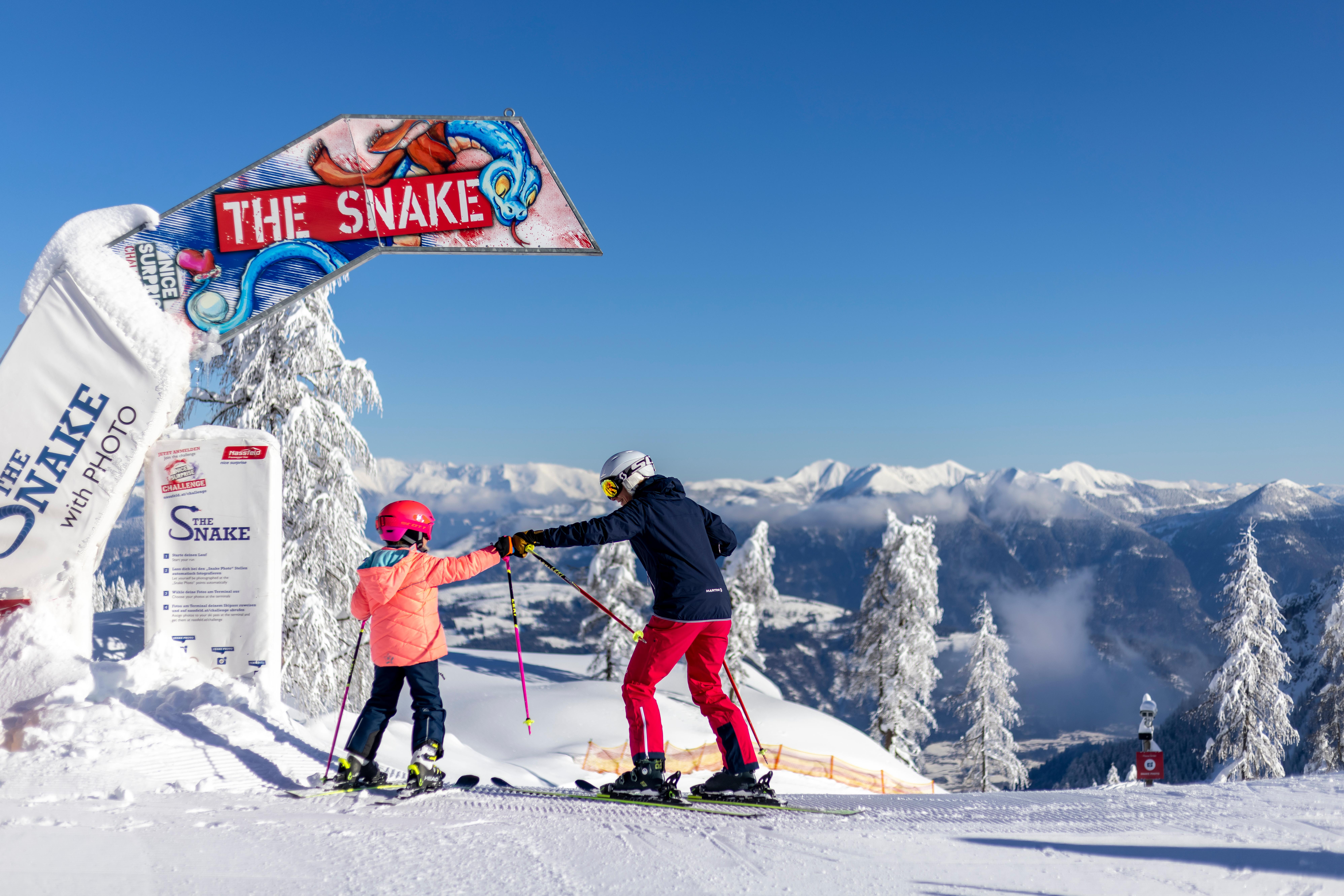 The Snake im Skigebiet Nassfeld