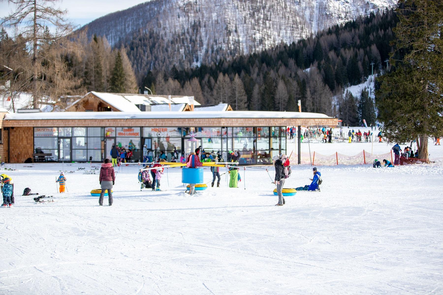 Kinderland im Skigebiet Hinterstoder