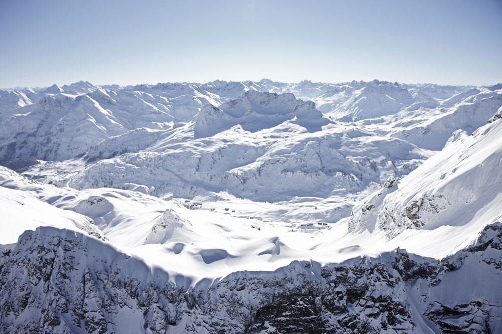 Warth Arlberg Panorama