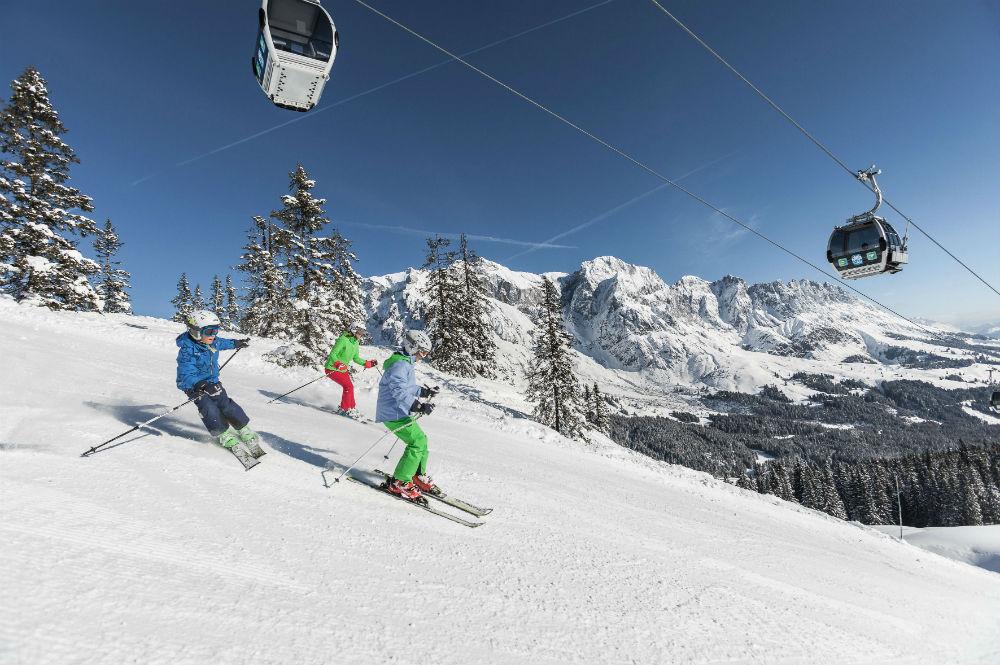 Familien Skifahren in der Region Hochkönig