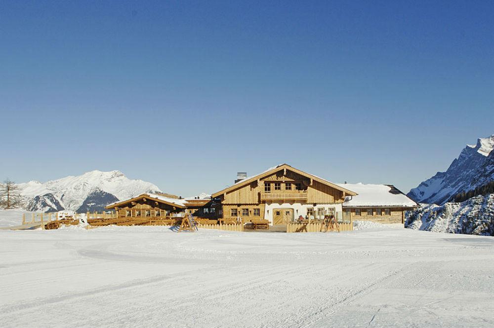 Hütte im Skigebiet Lermoos