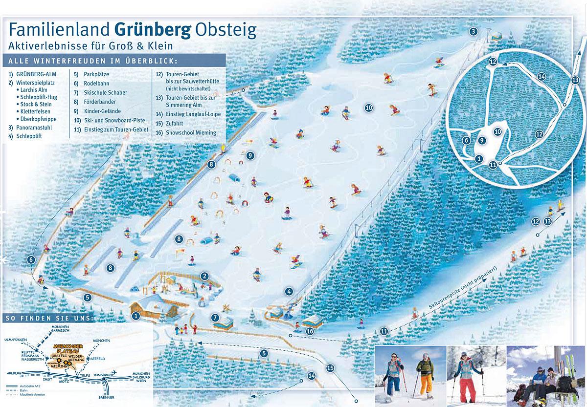 Pistenplan Grünberg