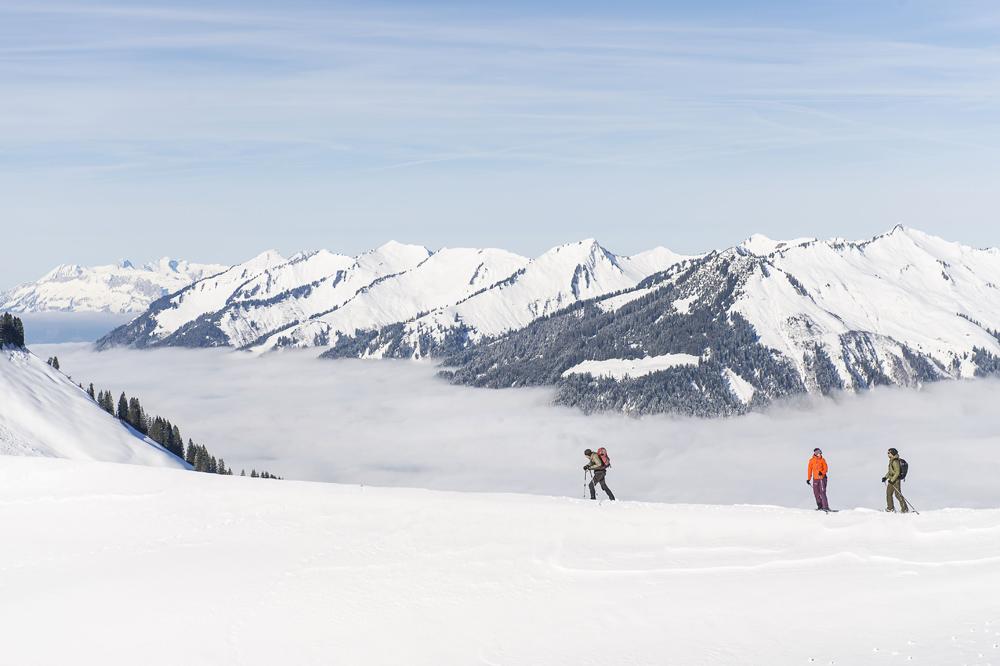 Schneeschuhtour mit Guide in Sonntag Stein 