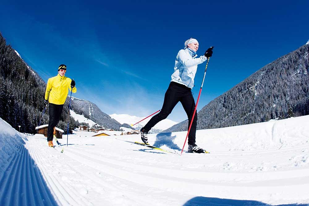 Langläufer im Ski Zillertal 3000
