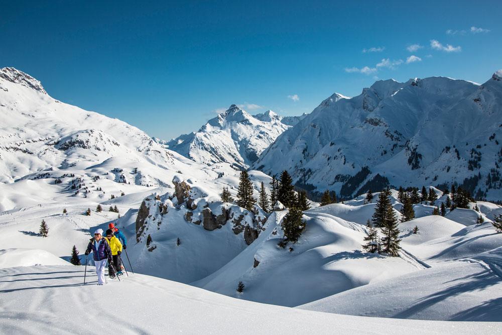 Schneeschuhwandern in Lech-Zürs