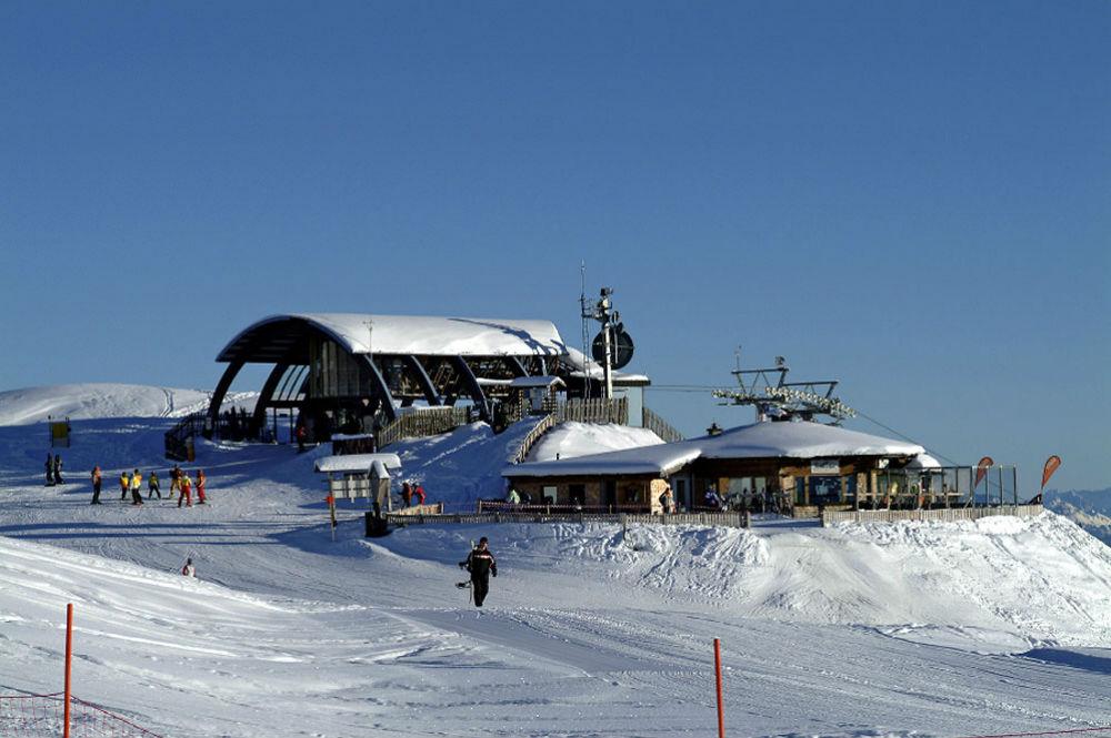 Die Bergstation am Zettersfeld im Skigebiet Lienzer Bergbahnen