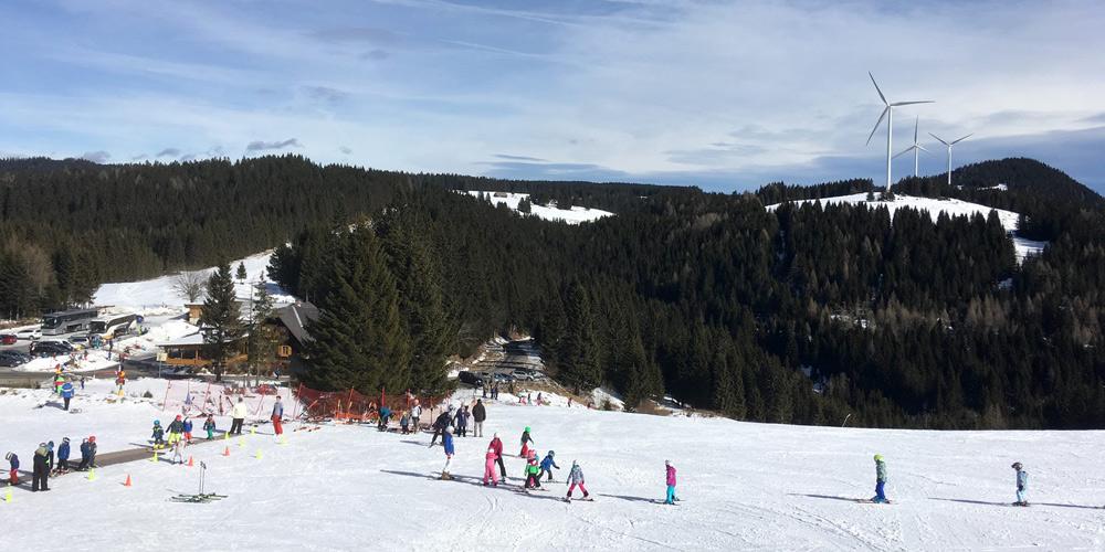 Skifahren an den Klugliften Hebalm