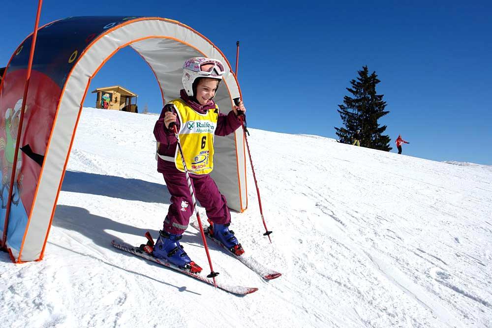 Skifahren in Luckis Kinderland