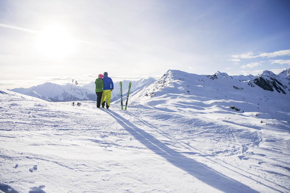 Aussicht im Skigebiet Ratschings-Jaufen