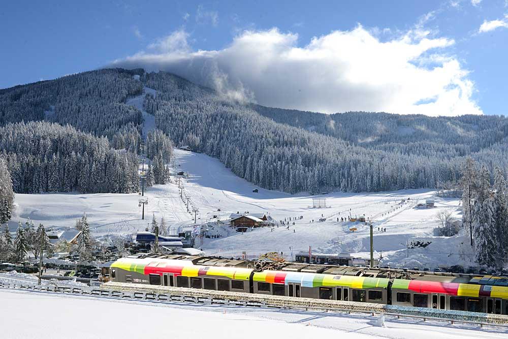 Bahnhof Vierschach im Skigebiet