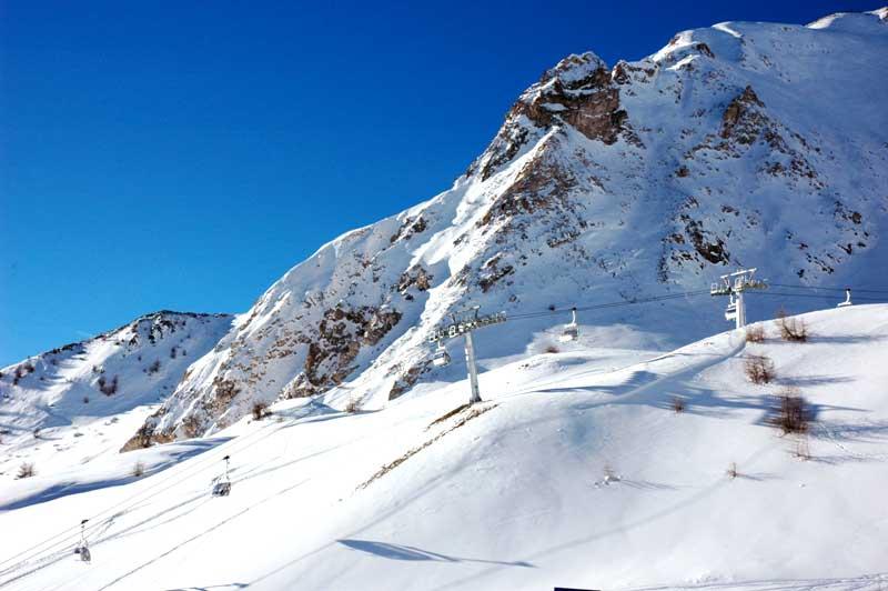 Blick ins Skigebiet Adamello