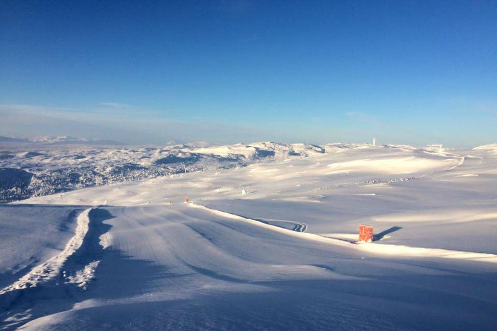 Panoramablick im Skigebiet Skeikampen