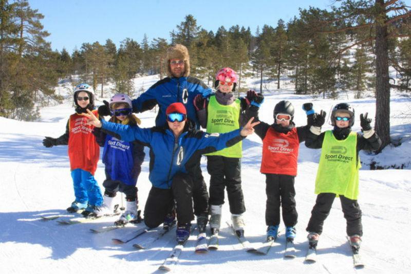 Die Kinderskischule im Skigebiet Gautefall Alpine Centre