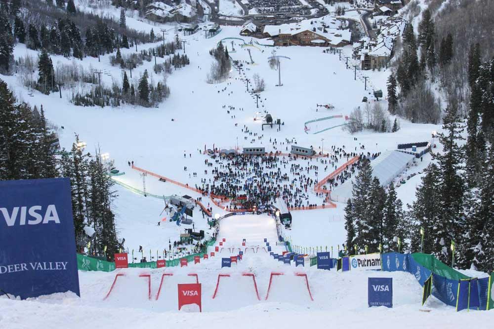 Race Event im Skigebiet