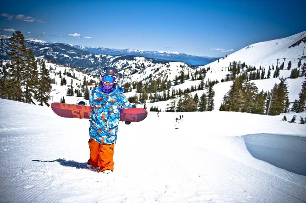 Snowboard für Kids in Alpine Meadows