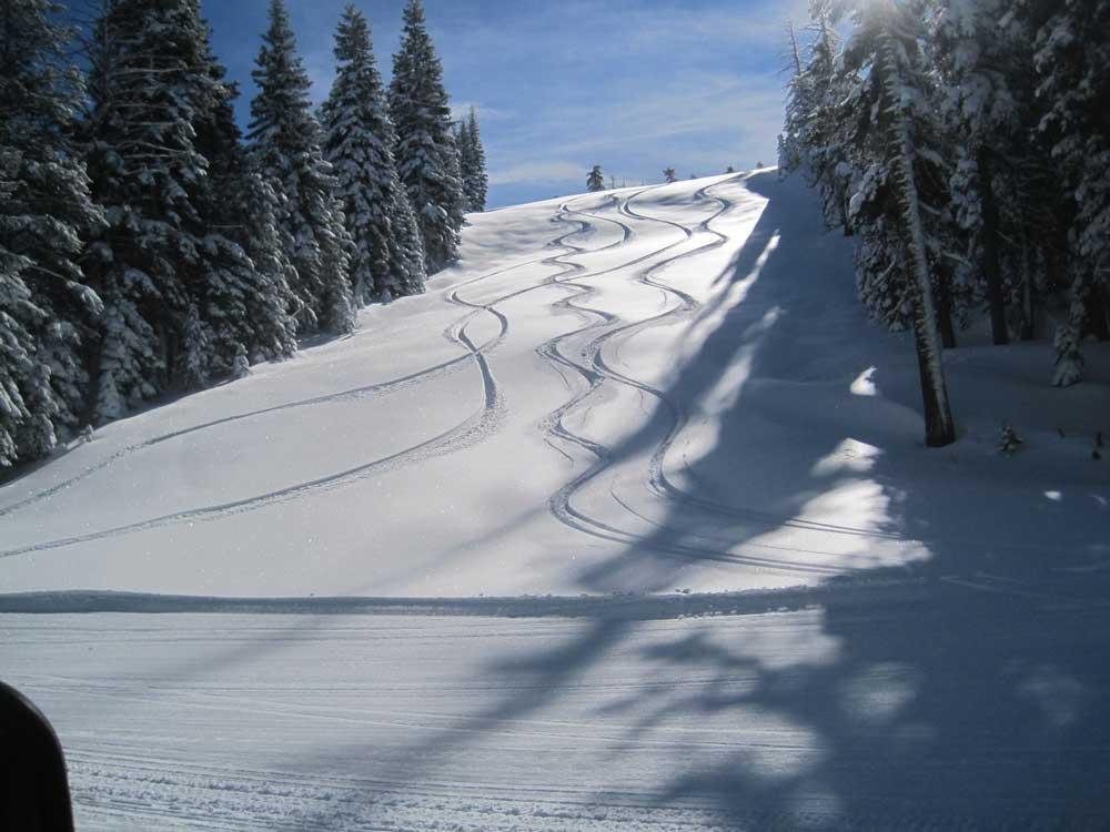 Tiefschneepiste Donner Ski Ranch