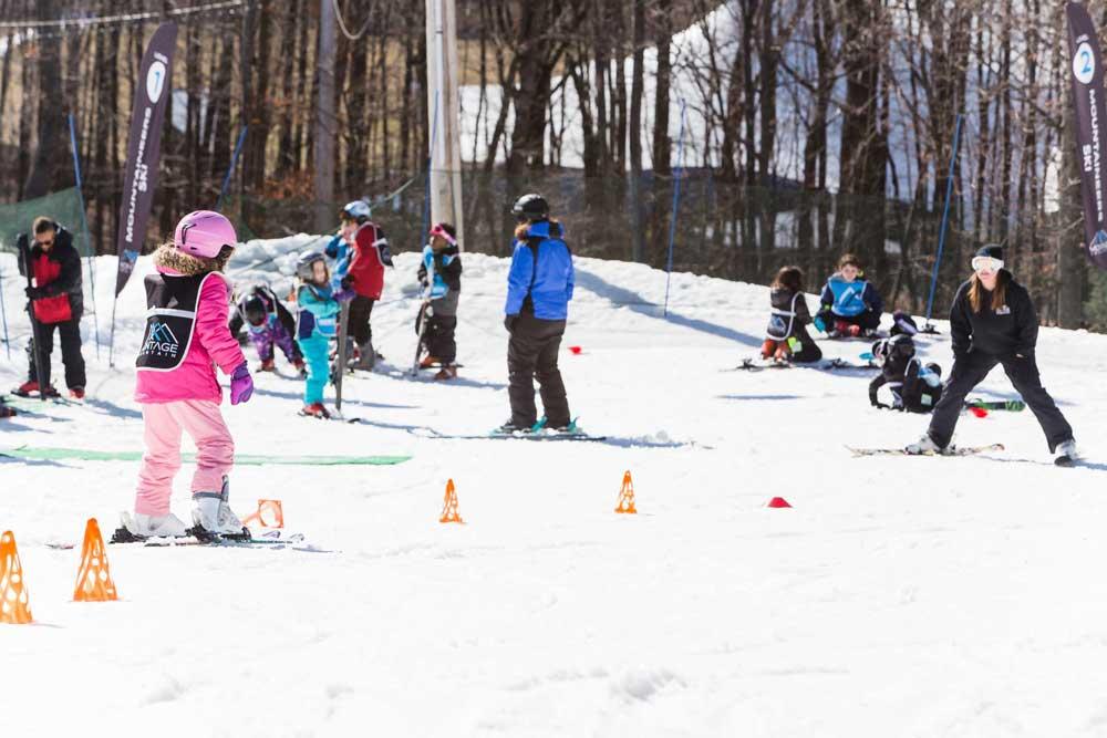 Skifahren lernen in der Skischule