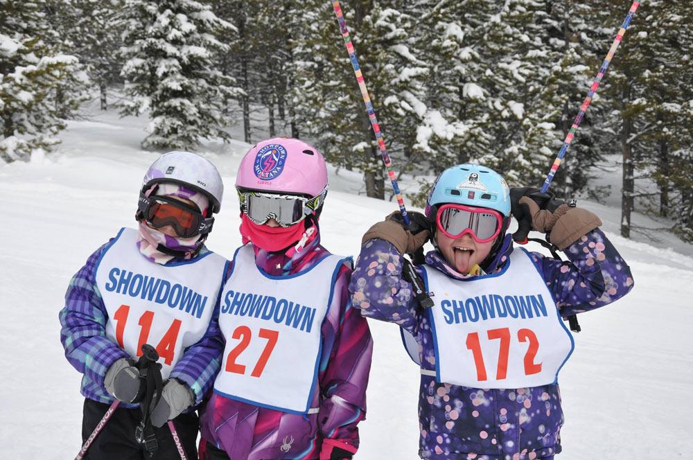 Kids in der Skischule