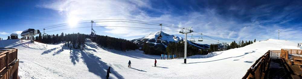 Rundumblick im Skigebiet Big Sky Resort