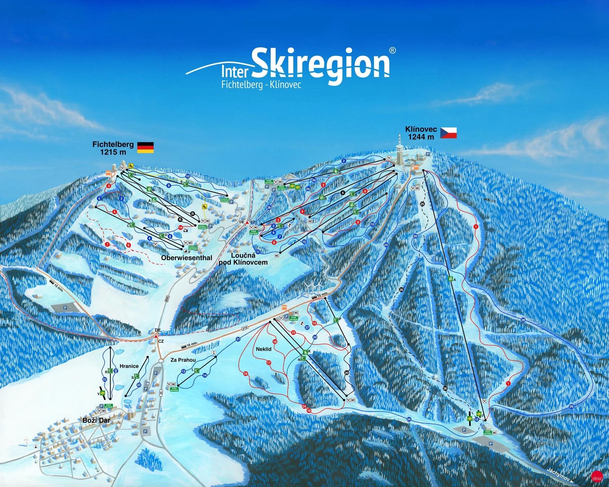 Skiregion Klinovec - Keilberg - Fichtelberg