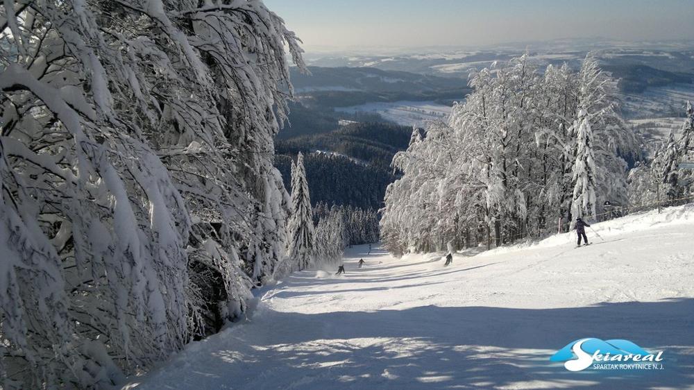 Piste im Skiareal Horni Domky