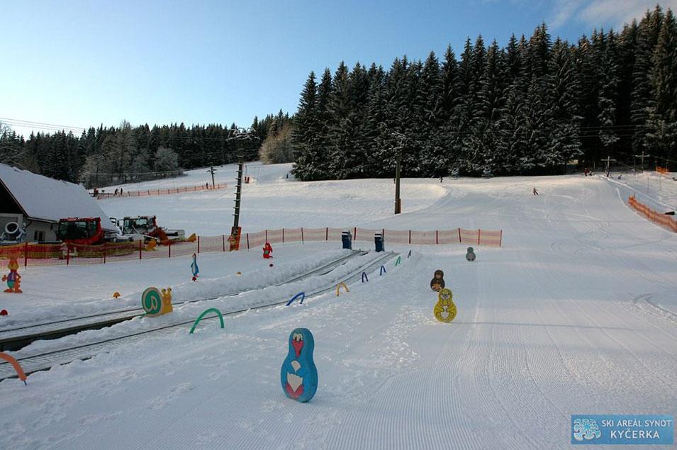 Kinderareal im Skigebiet Synot-Kycerka