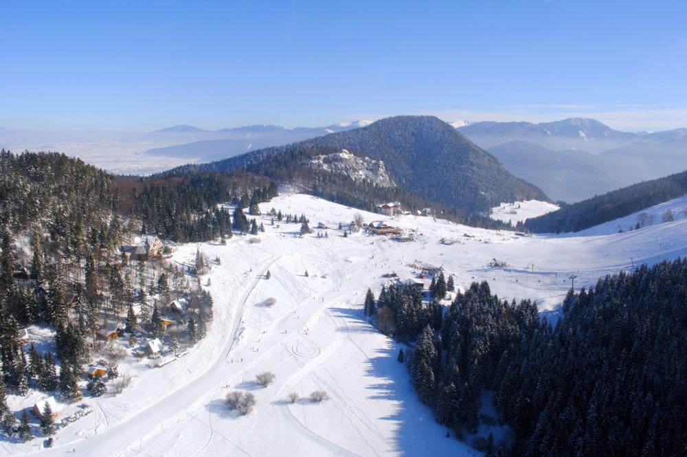 Ausblick vom Skigebiet Malino Brdo