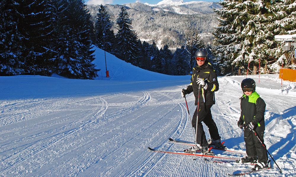 Skispaß im Skigebiet Bled - Stra?a