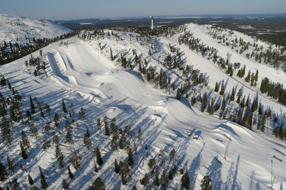 Ruka Park im Skigebiet Ruka-Kuusamo