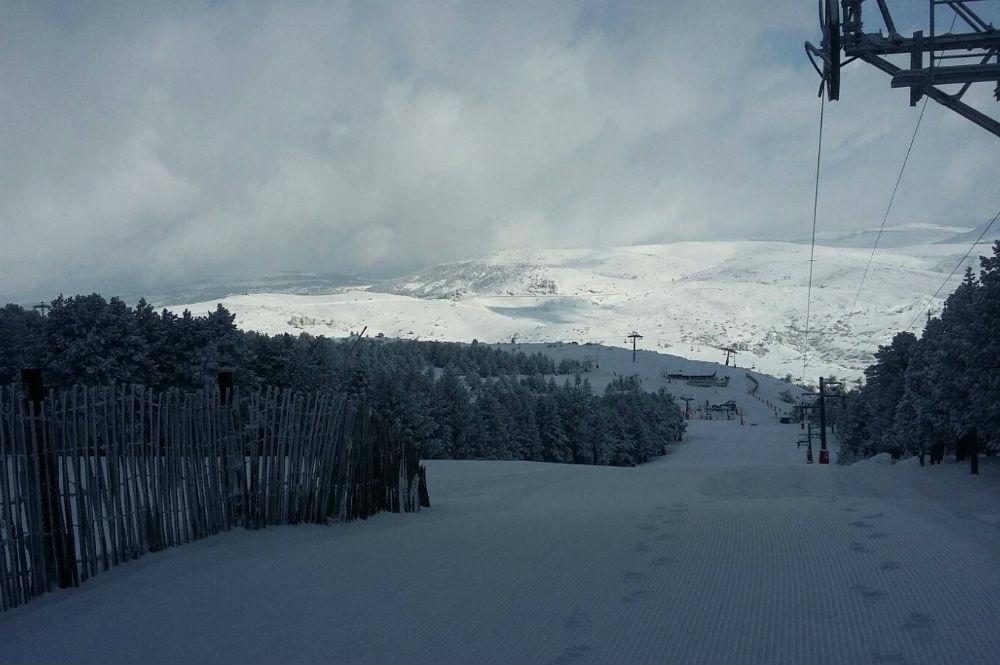 Panoramablick im Skigebiet Valdelinares