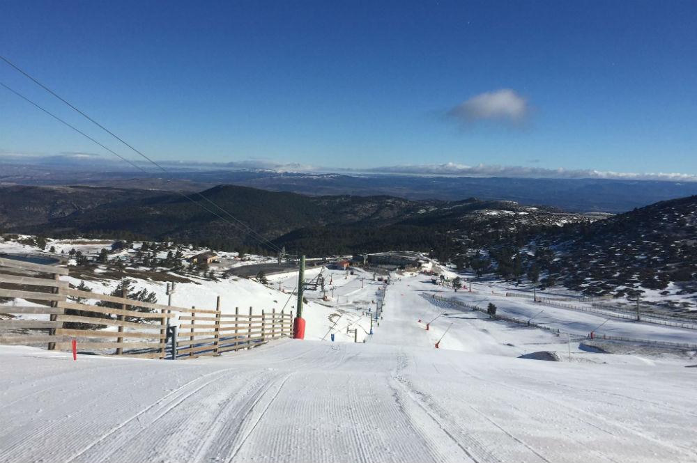 Panoramaussicht im Skigebiet Javalambre