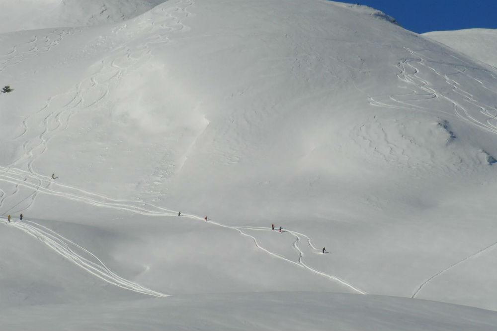 Coole Hänge im Skigebiet Baqueira Beret