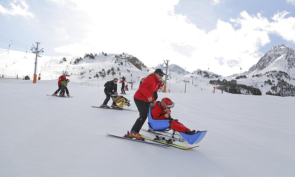 Skifahren mit Handicap