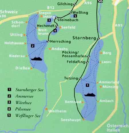 Das Starnberger 5 Seen Land