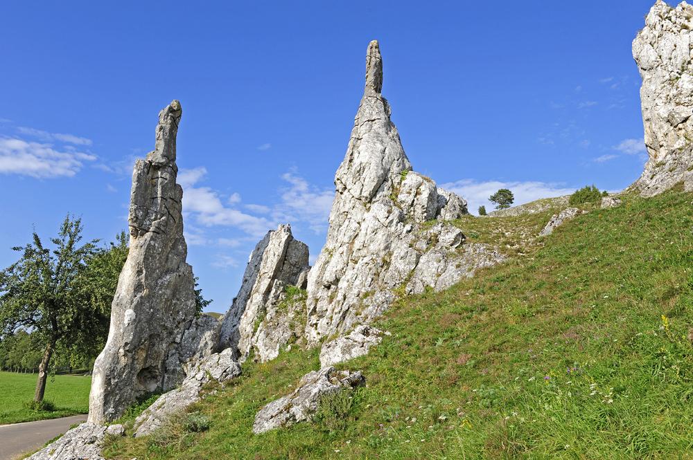 Steinerne Jungfrauen im Eselsburger Tal