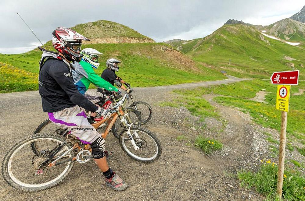 Ausgeschildertes Trailnetz für Mountainbiker in Samnaun