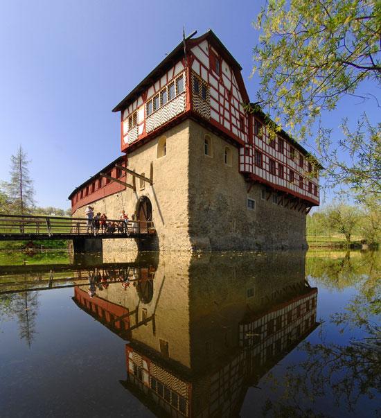 Wasserschloss Hagenwil, das einzige Wasserschloss in der Ostschweiz.